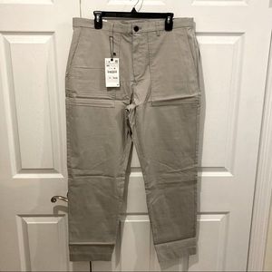 Zara man pants size 34 waits 32length carpenter fit